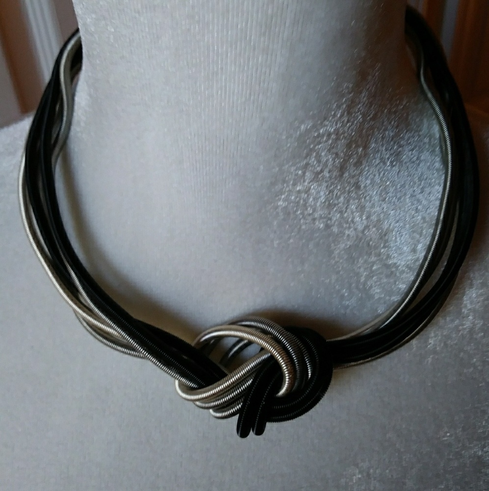 Twisted Cord French Necklace